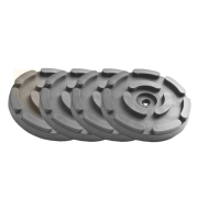 Set de caoutchoucs de support ø143 mm | support | 1 trou | 4 pièces