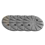 Set de caoutchoucs de support ø121 mm | 2 trous | 4 pièces
