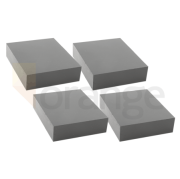 Set de caoutchoucs d'enregistrement | 120x100x30 mm | 4 pièces