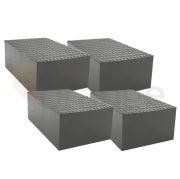 Set de caoutchoucs d'enregistrement | noyau en bois | 220x140x85 mm | 4 pièces