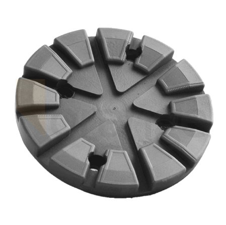 Caoutchouc de support ø122 mm | 4 trous
