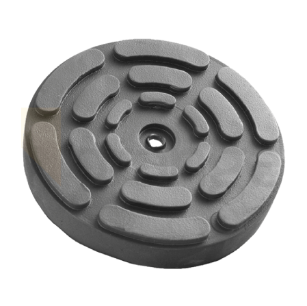 Caoutchouc de support ø127 mm | 1 trou