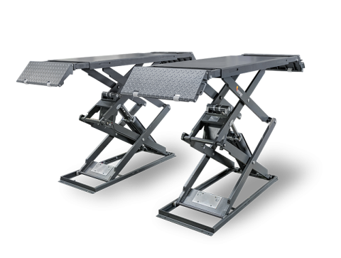 Wielvrije schaarhefbrug | XX40E | 4.000 kg | uitschuifbaar