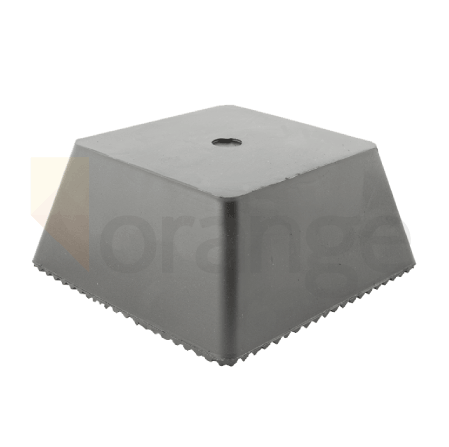 Bloc d'enregistrement en caoutchouc | frustum quadrangulaire | hauteur 70 mm