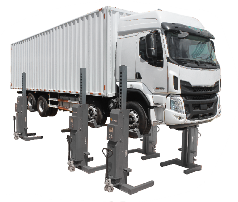 Draadloze mobiele hefkolommen | CT75/6 | 45.000 kg | 6 stuks