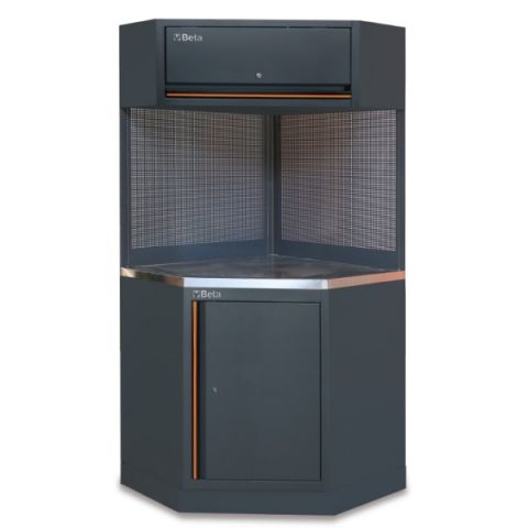 Complete hoekmodule met RVS werkblad| C45PRO C