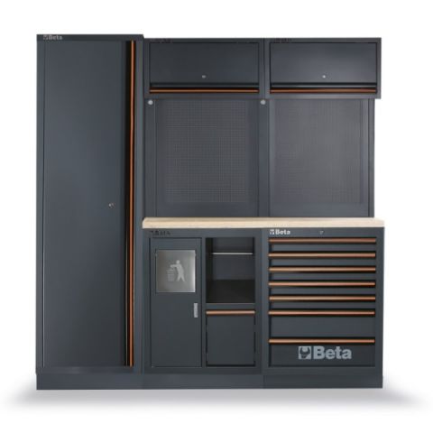 Kastenwand | C45PRO CW | Serviceblok | 1.960 mm breed